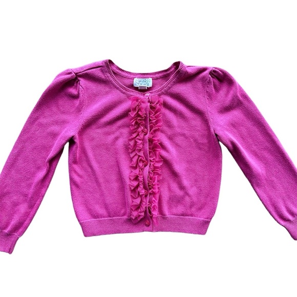 The Children’s Place Girls Pink Button  Sweater Cardigan Size 7/8 - Picture 1 of 6